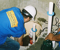 installing a sump pump and backup sump pump system in Westfall, NJ & PA