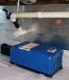 A second view of our energy efficient crawl space dehumidifier system installed