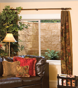 Our durable plastic window well installed in a finished basement in East Stroudsburg.