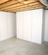 Fiberglass insulated basement wall system in Washington, NJ & PA
