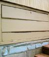 an old-fashioned crawl space door in Mine Hill about to be replaced