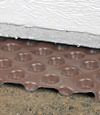 crawl space insulation installed in Hamilton over our extra large drainage matting
