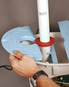 An airtight sump pump lid later installed in Dingman