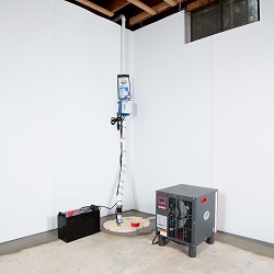 a complete basement waterproofing system installed in a [http://www.basementsystems.com/admin/cms.php?action=edit&group_id=1&id=8230&term=wet-basement-repair&dealer=18&site=0city 2] home