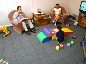 Waterproof basement flooring installed in a family room in Dingman, New Jersey and Pennsylvania