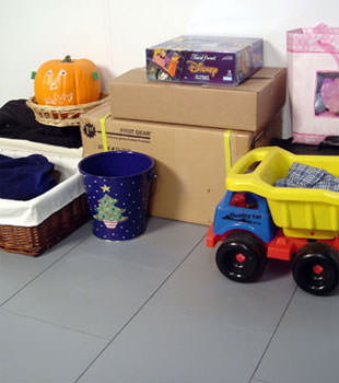 A concrete basement floor protected by our waterproof basement sub floor in Vernon, NJ & PA