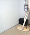 basement wall product and vapor barrier for Sparta wet basements