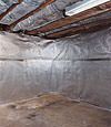 An energy efficient radiant heat and vapor barrier for a Mount Pocono basement finishing project