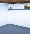 Sparta, NJ & PA wet basement wall covering that tucks into a perimeter drainage system
