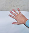 closeup of a plastic basement wall covering on concrete in Matamoras